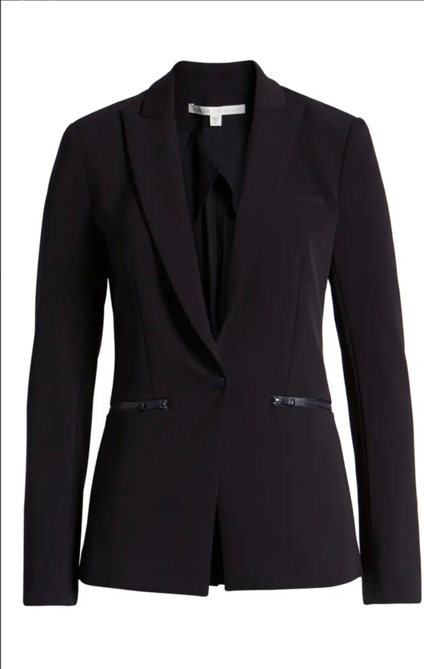 Veronica Beard Scuba Dickey Navy Blazer Jackets Medium NWT Modern